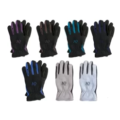 Ovation Polar Suede Fleece Glove - Black/Royal