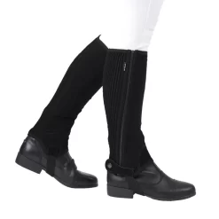 Dublin Kids' Easy-Care Half Chaps II - Black