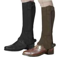 Ovation Elite Amara Ribb Half Chaps - Black