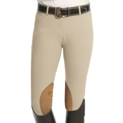 Ovation Women's Signature Bellissima II Classic Knee Patch Breeches - Classic Beige