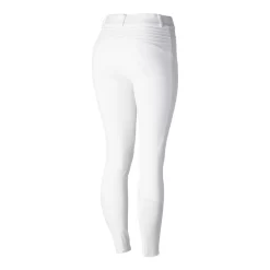 B Vertigo Women's Drea Silicon Knee Patch Breeches - White -Equestrian Clothing Store 478222 800 800