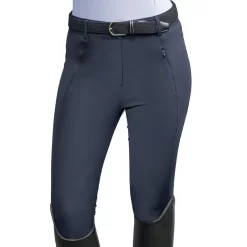 Ovation Women's Altitude Kool-X Full Seat Breeches - Indigo