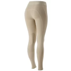 Horze Women's Madison Silicone Grip Knee Patch Tights - Tan -Equestrian Clothing Store 530675 800 800