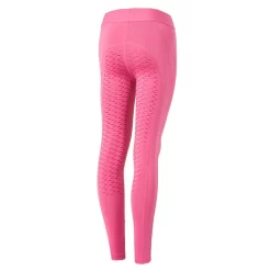 Horze Kids' Tessa Full Seat Riding Tights - Azalea Pink