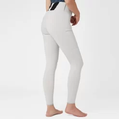 Horze Women's Minka Flex Firming Full Seat Breeches - Pebble Grey 8 Horze Women's Minka Flex Firming Full Seat Breeches - Pebble Grey -Equestrian Clothing Store 543579 800 800