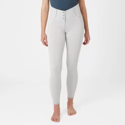 Horze Women's Minka Flex Firming Full Seat Breeches - Pebble Grey 9 Horze Women's Minka Flex Firming Full Seat Breeches - Pebble Grey -Equestrian Clothing Store 543580 800 800