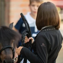 Cavalliera Kids' I Love Crystals Show Jacket - Black/Rose Gold 11 Cavalliera Kids' I Love Crystals Show Jacket - Black/Rose Gold -Equestrian Clothing Store 558659 800 800