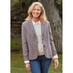 EQL Women's Hackney Check Blazer - Multi -Equestrian Clothing Store 582543 800 800