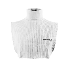 Back On Track Neck Cover With Dickey Bib - Black - White