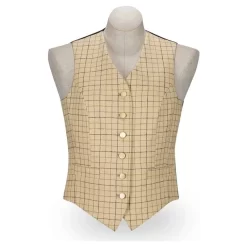 RJ Classics Women's Aiken Hunt Vest - Tattersall