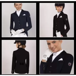 Fair Play Women's Bea Dressage Show Jacket - Black -Equestrian Clothing Store 593616 800 800