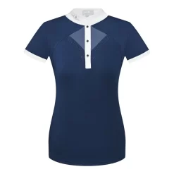 Fair Play Women's Cathrine Short Sleeve Competition Shirt - Navy/White
