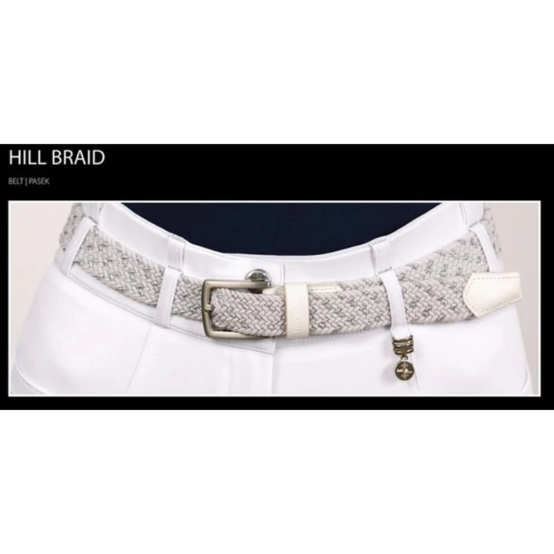 Fair Play Hill Braid Belt - Navy/Silver 2 Fair Play Hill Braid Belt - Navy/Silver - Image 2