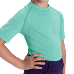 Romfh Kids' Seamless Short Sleeve Shirt - Mint