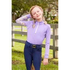 RJ Classics Kids' Lyla Jr 37.5 Training Shirt - Paisley Purple -Equestrian Clothing Store 624215 800 800