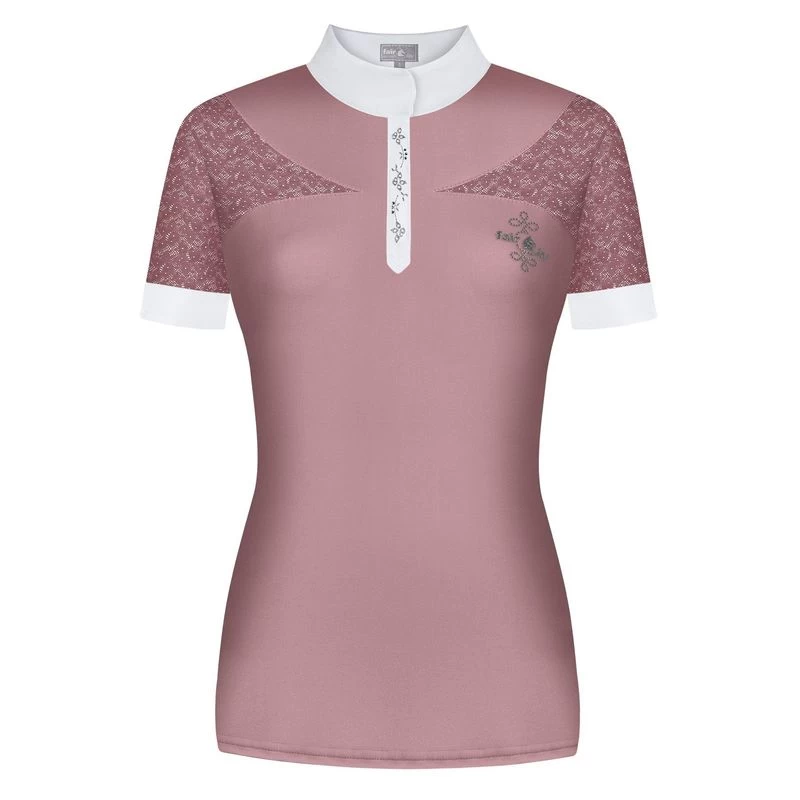 Fair Play Women's Alexis Short Sleeve Competition Shirt - Dusty Pink 1 Fair Play Women's Alexis Short Sleeve Competition Shirt - Dusty Pink