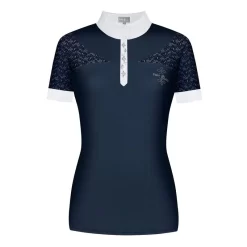 Fair Play Women's Alexis Short Sleeve Competition Shirt - Navy
