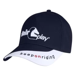 Fair Play Race Baseball Cap - Navy