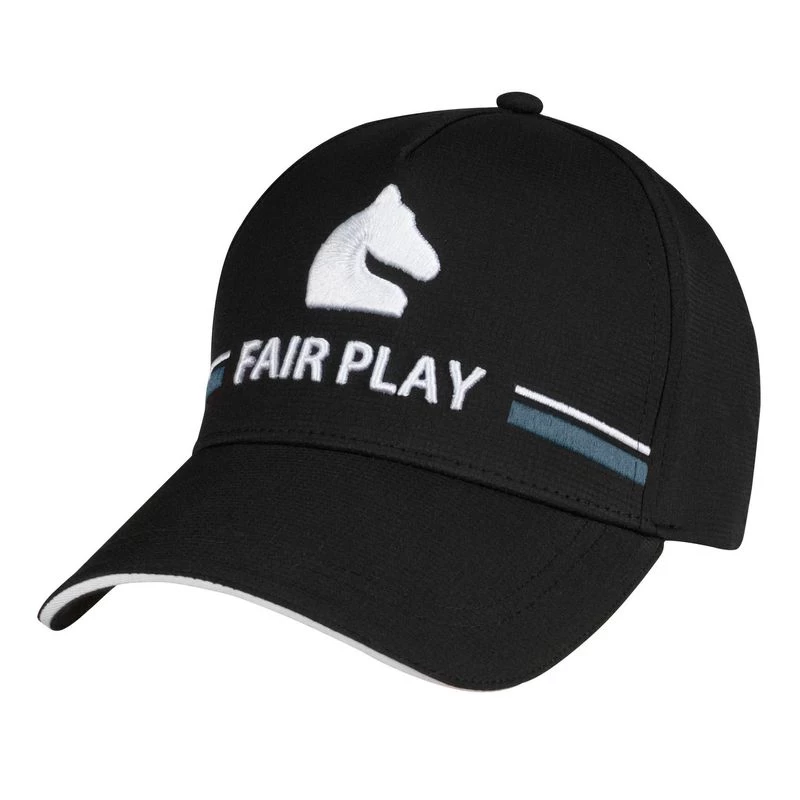 Fair Play Jockey Baseball Cap - Black 1 Fair Play Jockey Baseball Cap - Black