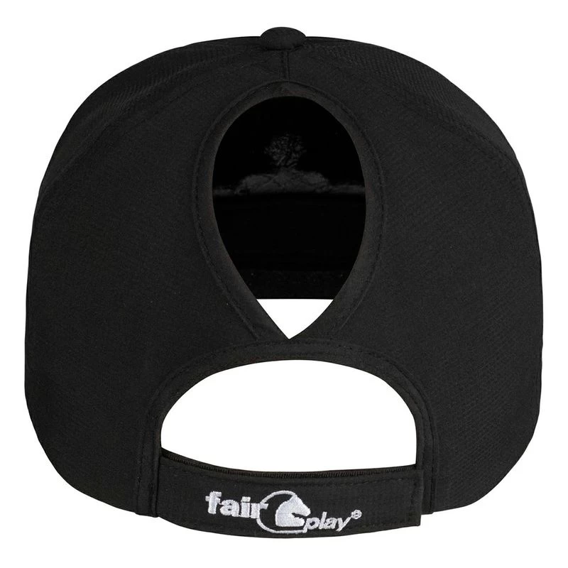 Fair Play Jockey Baseball Cap - Black 2 Fair Play Jockey Baseball Cap - Black - Image 2