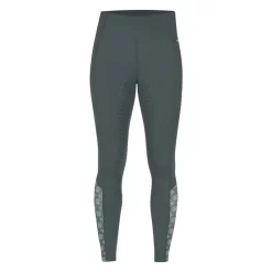 Kerrits Women's Thermo Tech Full Leg Tights - Spruce/Spruce Bit Of Frost