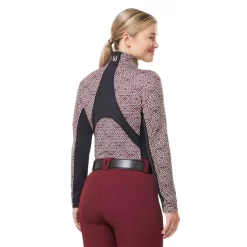 Kerrits Women's Rail Side Quarter Zip Tech Top - Sangria Starlight -Equestrian Clothing Store 681958 800 800