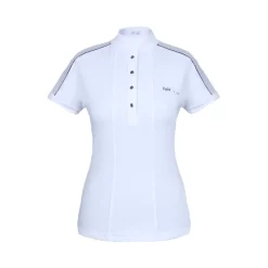 Fair Play Women's Claire Short Sleeve Competition Shirt - White