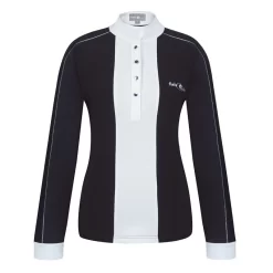 Fair Play Women's Claire Long Sleeve Competition Shirt - Black/White