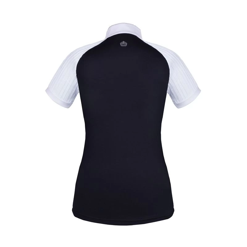 Fair Play Women's Justine Short Sleeve Compeition Shirt - Black/White 2 Fair Play Women's Justine Short Sleeve Compeition Shirt - Black/White - Image 2