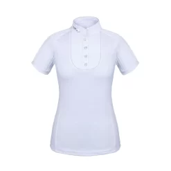 Fair Play Women's Justine Short Sleeve Compeition Shirt - White