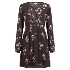 EQL Women's Gwenyth Ecovero Tunic Dress - Java Hunt Field Floral
