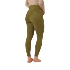 Horze Women's Mira Thermo Full Seat Breeches - Fir Green -Equestrian Clothing Store 716835 800 800