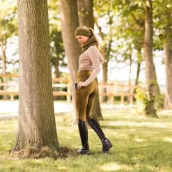 Horze Women's Mira Thermo Full Seat Breeches - Fir Green -Equestrian Clothing Store 716839 800 800